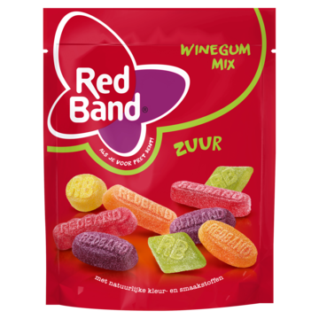Red Band Winegum Zuur Snoep 250g