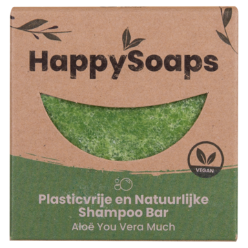 HappySoaps - Shampoo Bar - Aloë You Vera Much 1 x 70g