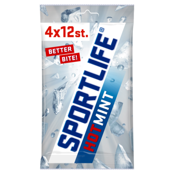 Sportlife Hotmint Sugar Free Gum 4 x 18g