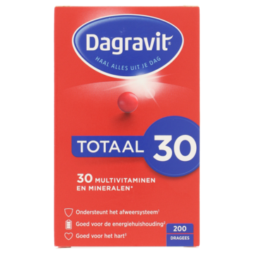 Dagravit - Totaal 30 Multivitaminen Dragees, 200 Stuks