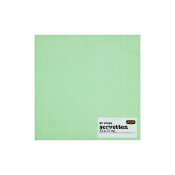 Jumbo Servetten Pistache 20 Stuks