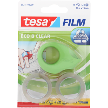 Tesa Eco&Clear plakband met houder