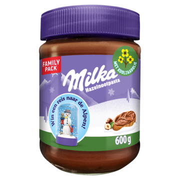 Milka Hazelnootpasta met chocolade 600g