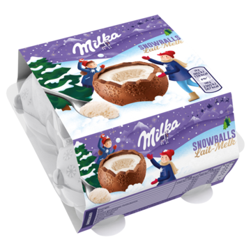 Milka Snow Balls Melk Chocolade 4 x 28g