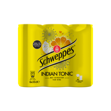 Schweppes Indian Tonic 6 x 33cl