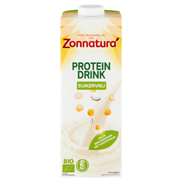 Zonnatura Protein Drink Suikervrij Bio 1L