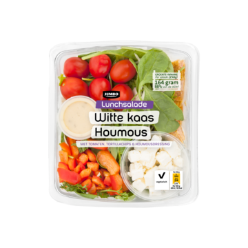 Jumbo Witte Kaas Houmous Lunchsalade 250 G Bij huismerk kopen in de aanbieding