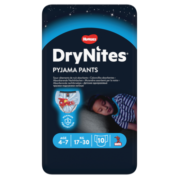 DryNites Absorberende Nachtbroekjes Boys - 4 tot 7 Jaar