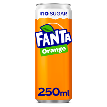 Fanta Orange No Sugar 250ml