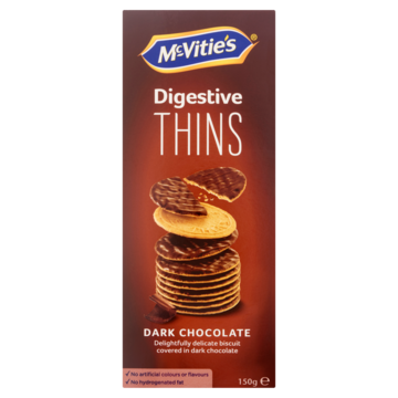 McVitie's Digestive Thins Dark 150g