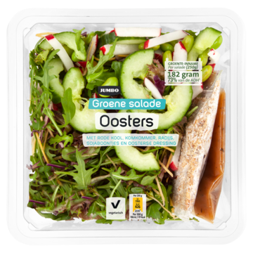 Groene Salade Oosters 250g Aanbieding 2 verpakkingen a 250335 gram M u v groene salade rauwkost