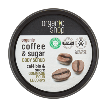 organic shop Organische Koffie & Suiker Body Scrub 250ml