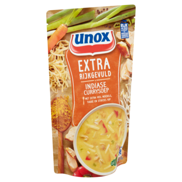 Unox Soep In Zak Extra Rijkgevuld Indiase Currysoep 570ml