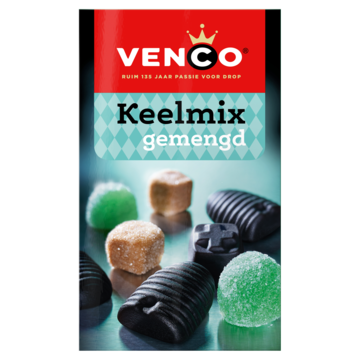 Venco Keelmix Gemengd Drop 450g