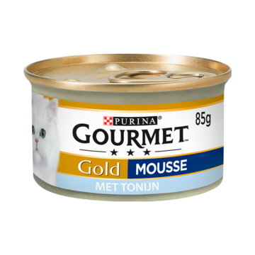 Gourmet Gold Mousse met Tonijn Kattenvoer Nat 85g
