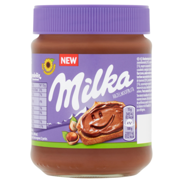 Milka Hazelnootpasta met chocolade 350g