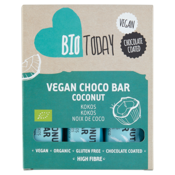 BioToday Vegan Choco Bar Kokos 120g