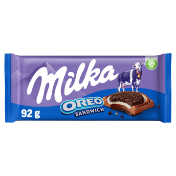 Milka Chocolade Reep Oreo Sandwich 92g