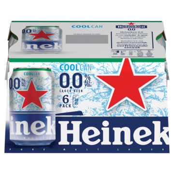 Heineken Premium Pilsener 0.0 Bier Gekoeld Blik 33cl
