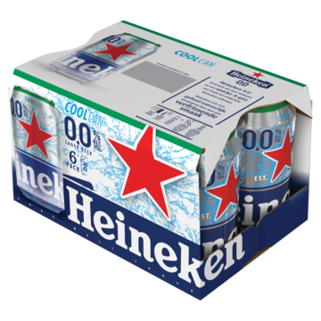Heineken Premium Pilsener 0.0 Bier Gekoeld Blik 33cl