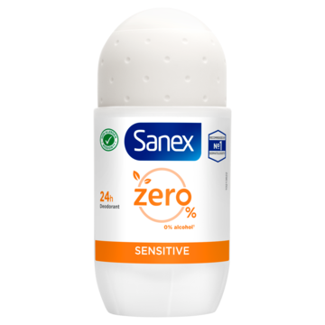 Sanex Zero% Sensitive Gevoelige Huid Deodorant Roller 50ml
