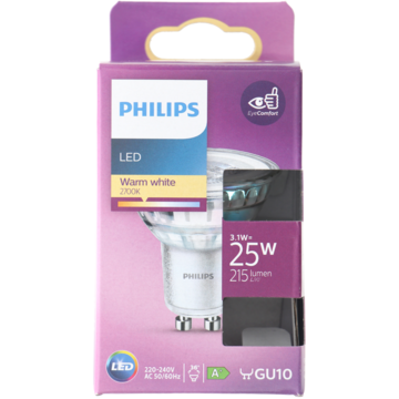 Philips Led Spot 25W GU10 box
