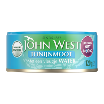 John West tonijnmoot met een vleugje water 120 gram