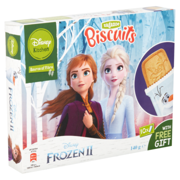 Delegatie Knikken de elite Zagazoe Biscuits Disney Frozen II 10 Stuks 140g bestellen? - Koek, snoep,  chocolade en chips — Jumbo Supermarkten