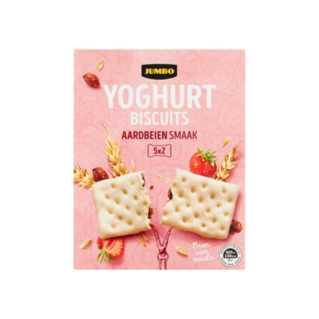 Jumbo Yoghurt Biscuits Aardbei 5 x 2 Stuks