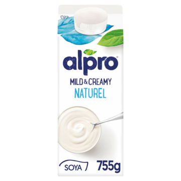 Alpro Mild & Creamy Naturel Plantaardige Variatie Op Yoghurt 755g