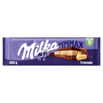 Milka Mmmax chocolade reep Triolade 280g