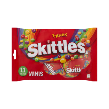 Skittles Fruits Mini's - 11 stuks - 198g
