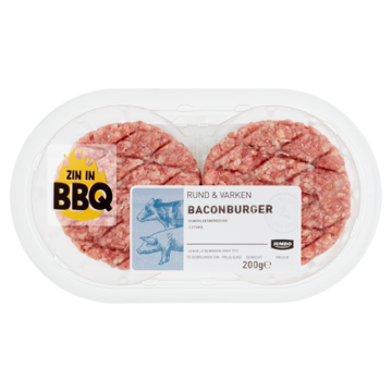 Jumbo Rund & Varken Baconburger 200g