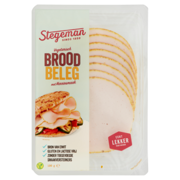 Stegeman Vegetarisch Broodbeleg met Kerriesmaak 100g