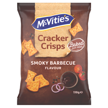 McVitieapos s Cracker Crisps Smoky Barbecue Flavour 110g