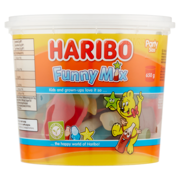 Haribo Funny Mix 650g bestellen? - Koek, snoep, chocolade en chips — Jumbo  Supermarkten