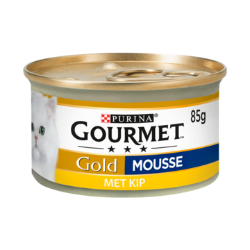 Gourmet Gold Mousse met Kip Kattenvoer Nat 85g