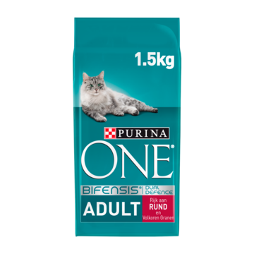 Purina ONE Bifensis Adult Brokjes - Rund - Kattenvoer 1, 5kg