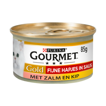 Gourmet Gold in Saus met Zalm & Kip Kattenvoer Nat 85g