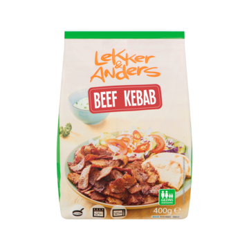 Lekker & Anders Beef Kebab 400g