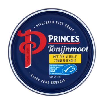 Princes Tonijnmoot met een Vleugje Zonnebloemolie MSC 120g