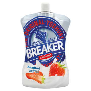 Melkunie Breaker Original Yoghurt Aardbei 200g