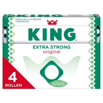 KING Pepermunt Extra Strong Original 4-Pack 4 x 44g