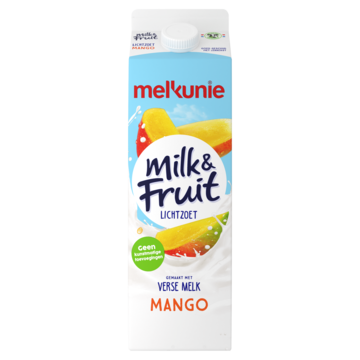 Melkunie Milk & Fruit Lichtzoet Mango 1L