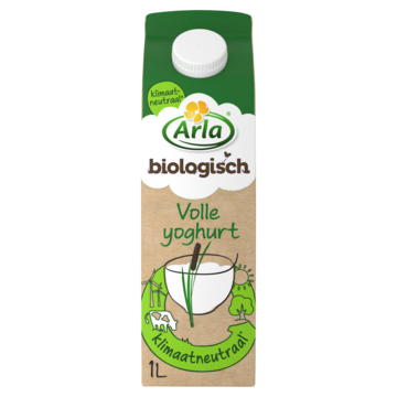 Arla Biologisch Volle Yoghurt 1L