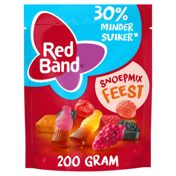 Red Band Snoepmix Feest 30% Minder Suiker 200g