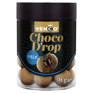 Venco Choco Drop Melk 146g
