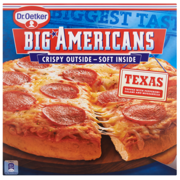 Dr. Oetker Big Americans Pizza Texas 435g