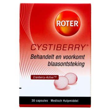Roter Cystiberry, bij blaas- en plasproblemen, 30 capsules