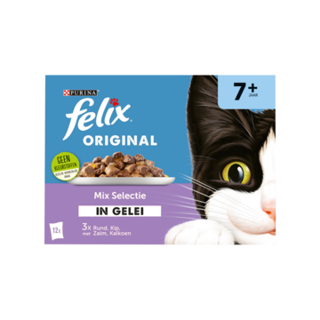 FELIX Original Mix Selectie in Gelei 7+ Senior 12x85g